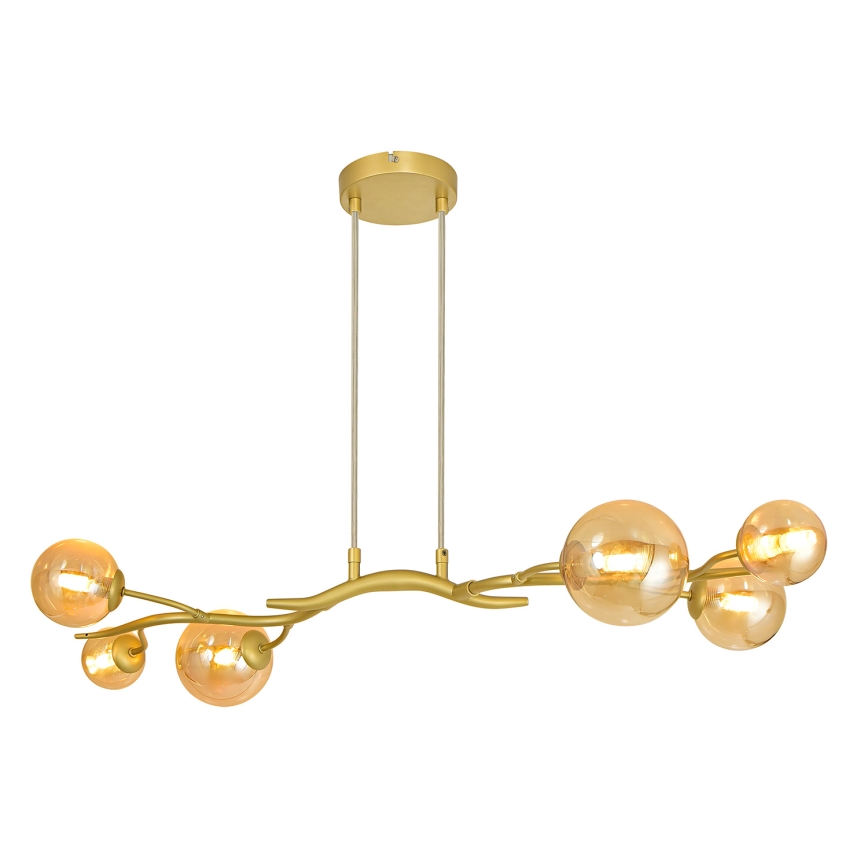 Brilagi - Lampadario LED a sospensione con filo MISTEL 6xG9/3W/230V oro