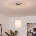 Brilagi - Lampadario LED a sospensione NUBILA 1xE27/60W/230V Ø 14 cm nero/crema
