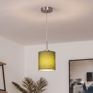 Brilagi - Lampadario LED a sospensione NUBILA 1xE27/60W/230V Ø 14 cm verde