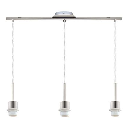 Brilagi - Lampadario LED a sospensione NUBILA 3xE27/60W/230V antracite