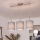 Brilagi - Lampadario LED a sospensione NUBILA 3xE27/60W/230V grigio chiaro