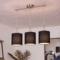 Brilagi - Lampadario LED a sospensione NUBILA 3xE27/60W/230V nero
