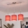 Brilagi - Lampadario LED a sospensione NUBILA 3xE27/60W/230V rosso