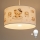 Brilagi - Lampadario LED a sospensione per bambini BOBO 1xE27/60W/230V Ø 35 cm bianco/con orsetti