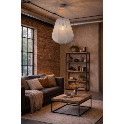 Brilagi - Lampadario LED a sospensione su cavo ARVEN 1xE27/8W/230V Ø 37 cm, grigio