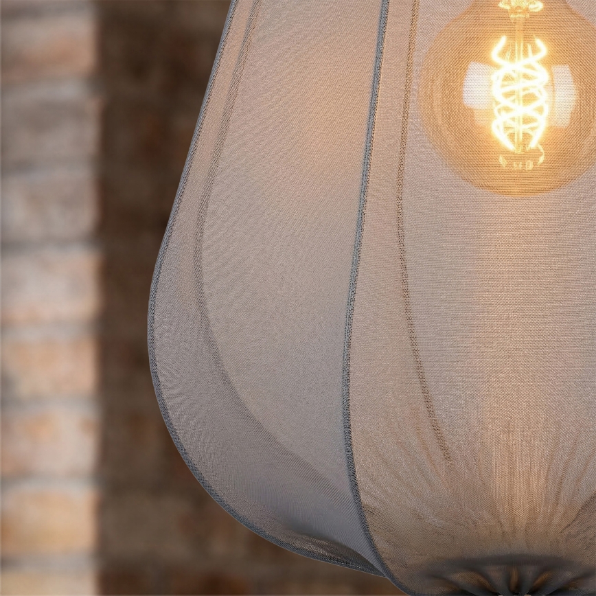 Brilagi - Lampadario LED a sospensione su cavo ARVEN 1xE27/8W/230V Ø 37 cm, grigio