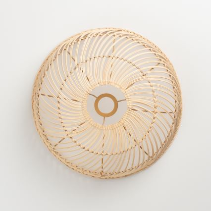 Brilagi - Lampadario LED a sospensione su cavo CERIA BOHO 1xE27/40W/230V Ø 40 cm in rattan