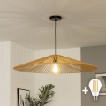 Brilagi - Lampadario LED a sospensione su cavo CERIA BOHO 1xE27/40W/230V Ø 90 cm marrone