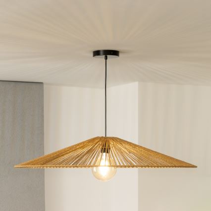 Brilagi - Lampadario LED a sospensione su cavo CERIA BOHO 1xE27/40W/230V Ø 90 cm marrone