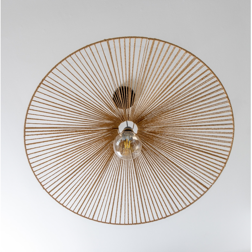 Brilagi - Lampadario LED a sospensione su cavo CERIA BOHO 1xE27/40W/230V Ø 90 cm marrone