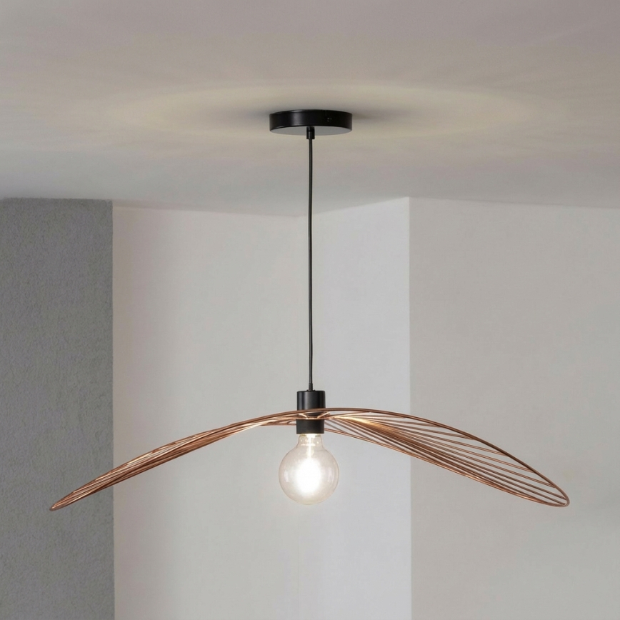 Brilagi - Lampadario LED a sospensione su cavo CERIA WIRE 1xE27/40W/230V 60x80 cm bronzo