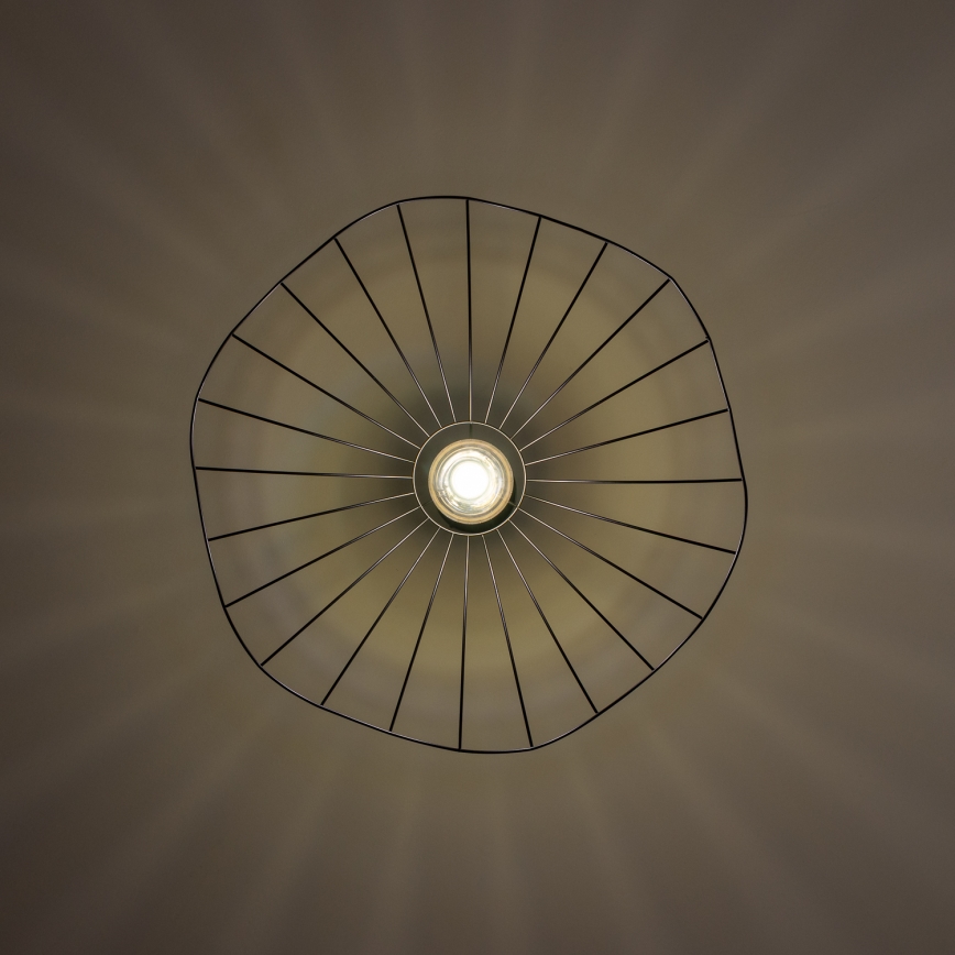 Brilagi - Lampadario LED a sospensione su cavo CERIA WIRE 1xE27/40W/230V Ø 60 cm nero