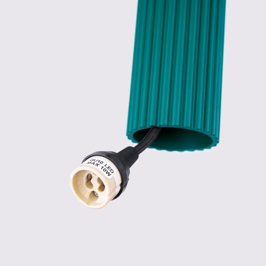 Brilagi - Lampadario LED a sospensione su cavo CRESTO 1xGU10/10W/230V turchese