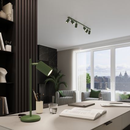 Brilagi - Lampadario LED a sospensione su cavo CRESTO 1xGU10/10W/230V verde