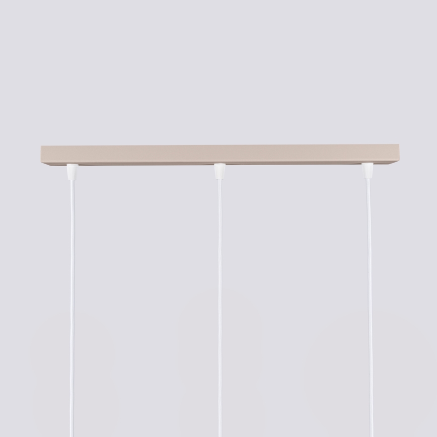 Brilagi - Lampadario LED a sospensione su cavo CRESTO 3xGU10/10W/230V taupe