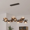 Brilagi - Lampadario LED a sospensione su cavo MILLA 10xG9/3W/230V marrone/marrone fumé