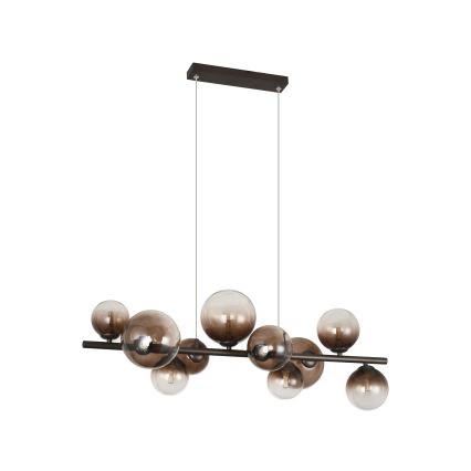 Brilagi - Lampadario LED a sospensione su cavo MILLA 10xG9/3W/230V marrone/marrone fumé