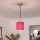 Brilagi - Lampadario LED a sospensione su cavo NUBILA 1xE27/60W/230V diam. 14 cm nero/rosa