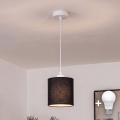 BRILAGI - Lampadario LED a sospensione su cavo NUBILA 1xE27/60W/230V Ø 14 cm bianco/nero