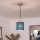 Brilagi - Lampadario LED a sospensione su cavo NUBILA 1xE27/60W/230V Ø 14 cm nero/blu scuro