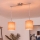 Brilagi - Lampadario LED a sospensione su cavo NUBILA 2xE27/60W/230V arancione