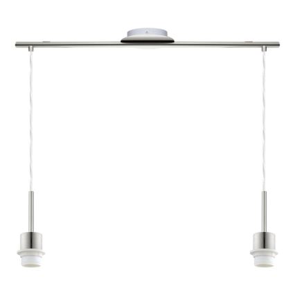Brilagi - Lampadario LED a sospensione su cavo NUBILA 2xE27/60W/230V arancione
