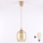 Brilagi - Lampadario LED a sospensione su cavo RETRO GLASS 1xE27/60W/230V Ø 14 cm beige/marrone fumé
