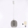 Brilagi - Lampadario LED a sospensione su cavo RETRO GLASS 1xE27/60W/230V Ø 14 cm bianco/grigio fumé