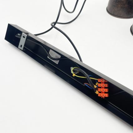 Brilagi - Lampadario LED a sospensione su cavo RIDDY 3xE27/60W/230V rame/patina