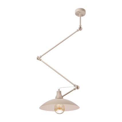 Brilagi - Lampadario LED a stelo IRONBEAM 1xE27/60W/230V beige