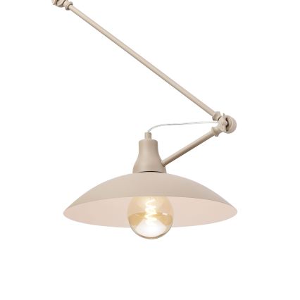 Brilagi - Lampadario LED a stelo IRONBEAM 1xE27/60W/230V beige