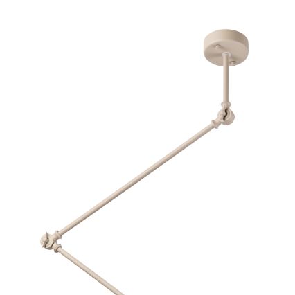 Brilagi - Lampadario LED a stelo IRONBEAM 1xE27/60W/230V beige