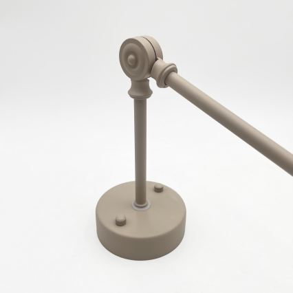 Brilagi - Lampadario LED a stelo IRONBEAM 1xE27/60W/230V beige
