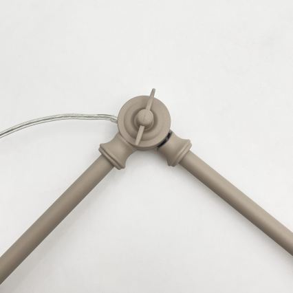 Brilagi - Lampadario LED a stelo IRONBEAM 1xE27/60W/230V beige
