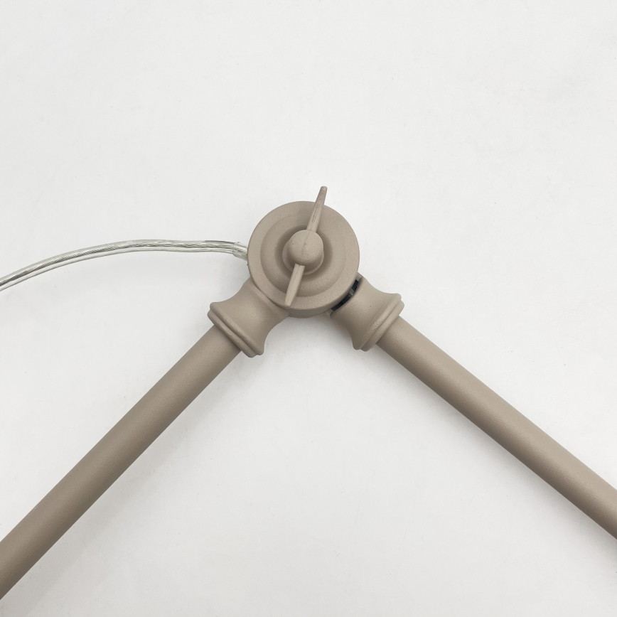 Brilagi - Lampadario LED a stelo IRONBEAM 1xE27/60W/230V beige