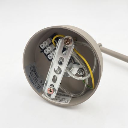 Brilagi - Lampadario LED a stelo IRONBEAM 1xE27/60W/230V beige