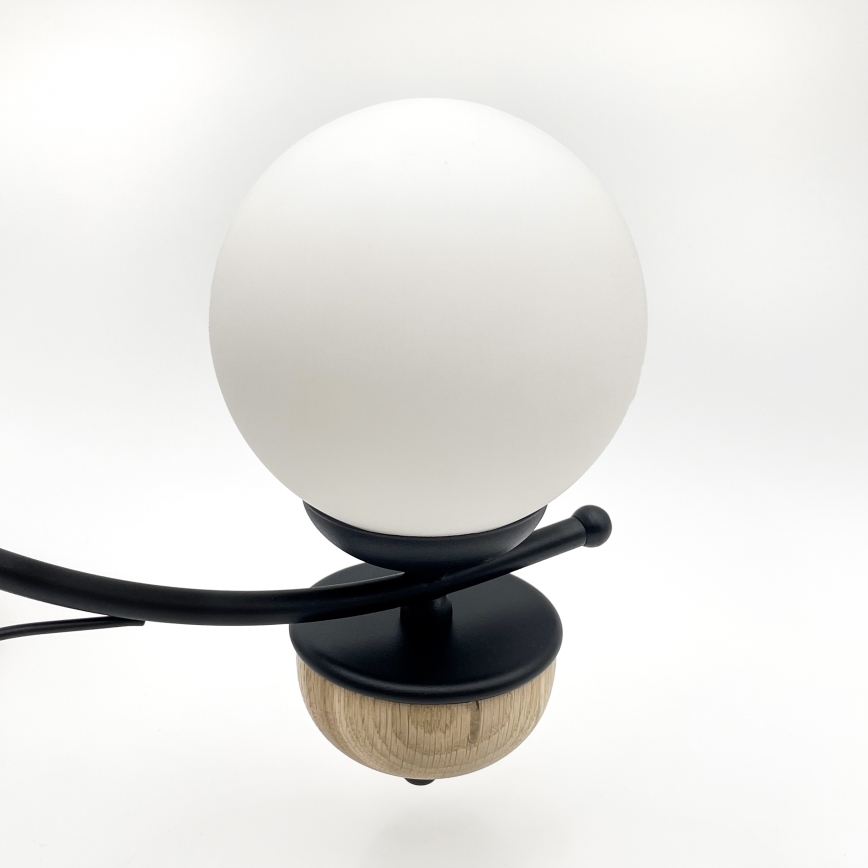 Brilagi - Lampadario LED con catena COTTAGE 3xG9/40W/230V rovere/bianco