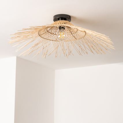 Brilagi - Lampadario LED da soffitto a montaggio superficiale CERIA BOHO 1xE27/40W/230V Ø 70 cm bambù