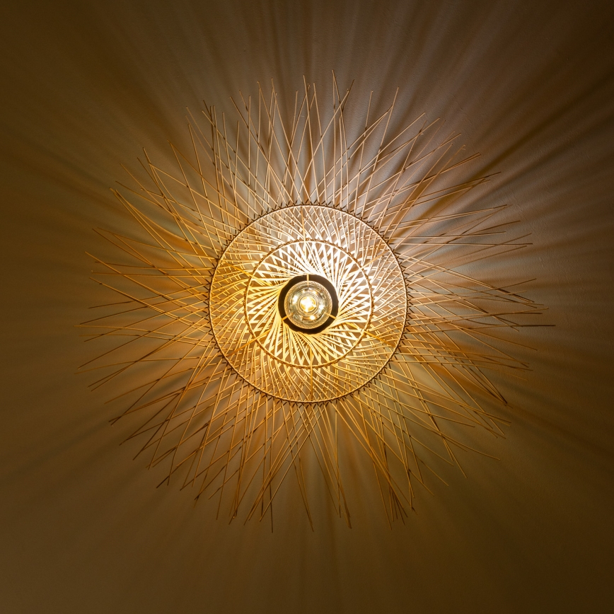 Brilagi - Lampadario LED da soffitto a montaggio superficiale CERIA BOHO 1xE27/40W/230V Ø 70 cm bambù