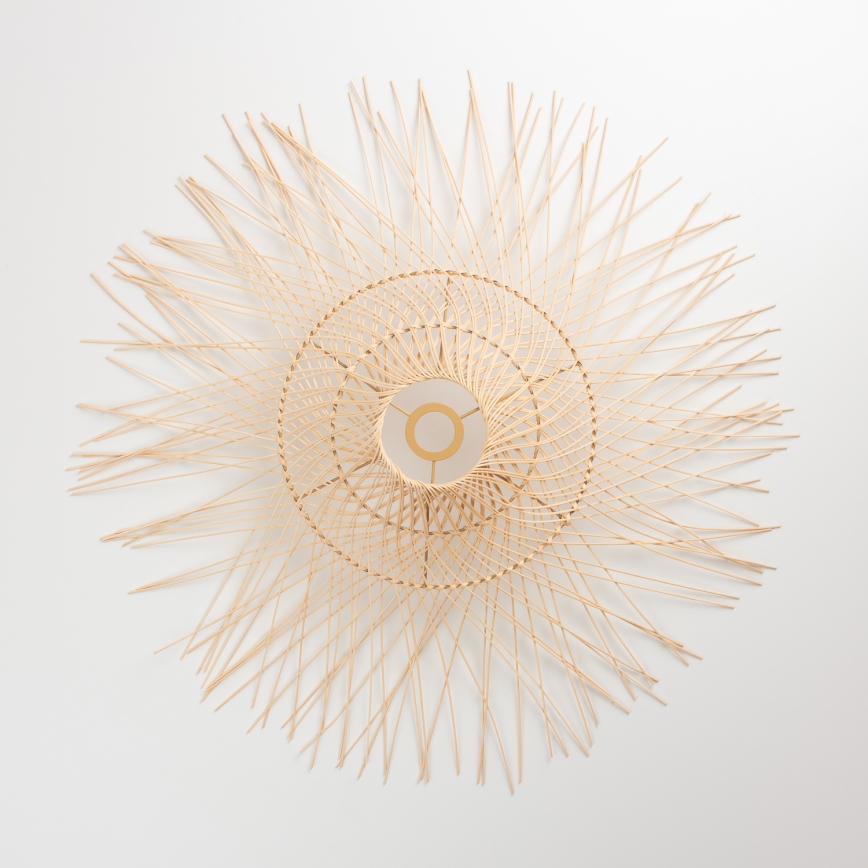 Brilagi - Lampadario LED da soffitto a montaggio superficiale CERIA BOHO 1xE27/40W/230V Ø 70 cm bambù/rovere
