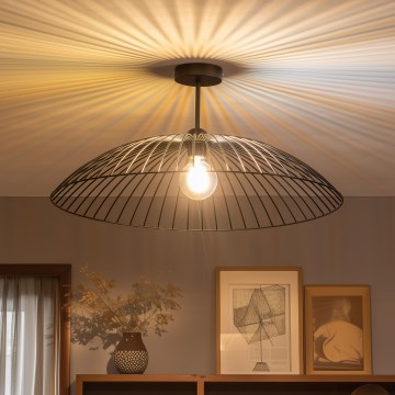 Brilagi - Lampadario LED da soffitto a montaggio superficiale CERIA WIRE 1xE27/60W/230V Ø 60 cm nero