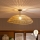 Brilagi - Lampadario LED da soffitto CERIA BOHO 1xE27/60W/230V Ø 70 cm nero/marrone