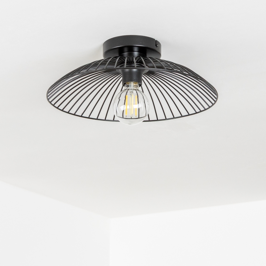 Brilagi - Lampadario LED da soffitto CERIA WIRE 1xE27/40W/230V Ø 38 cm nero