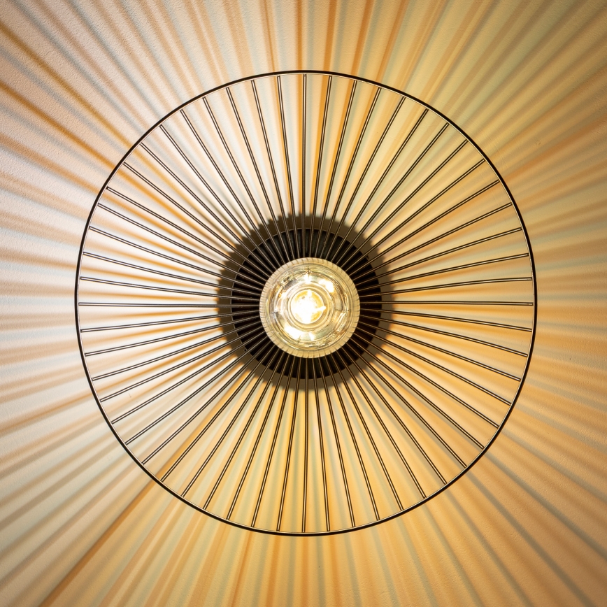 Brilagi - Lampadario LED da soffitto CERIA WIRE 1xE27/40W/230V Ø 38 cm nero