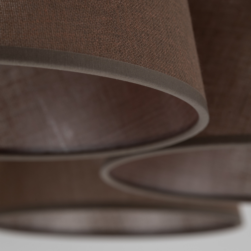 BRILAGI - Lampadario LED da soffitto LATTE 5xE27/15W/230V pino/marrone