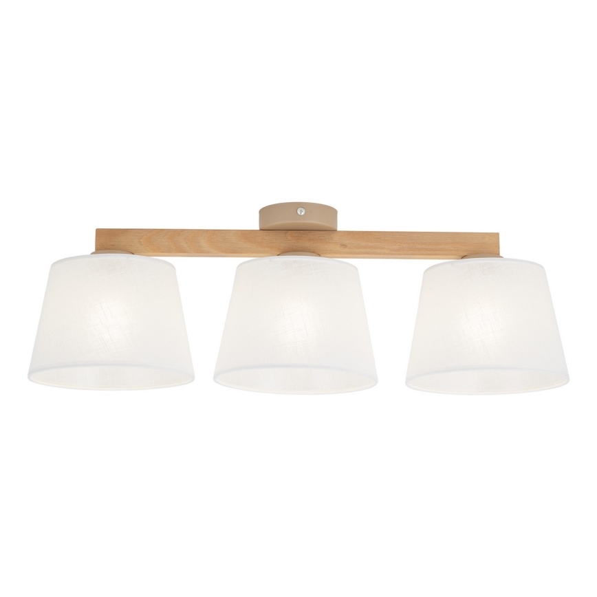 BRILAGI - Lampadario LED da soffitto LATTE SABIA 3xE27/15W/230V pino/bianco