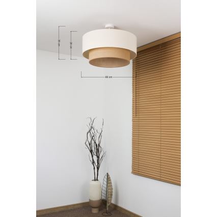 Brilagi - Lampadario LED da soffitto stile BOHO 3x E27/15W/230V Ø 60 cm