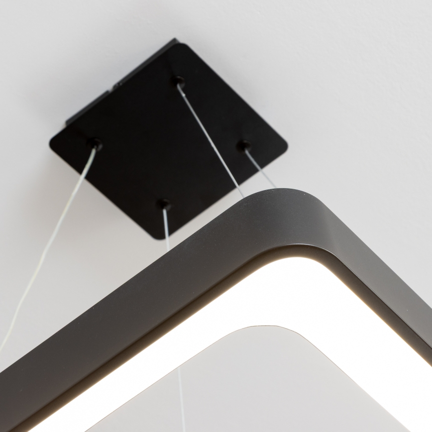 Brilagi - Lampada a sospensione LED dimmerabile su cavo FALCON II LED/80W/230V 3000-6500K 40x40 cm nero + telecomando