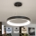 Brilagi - Lampadario LED dimmerabile a cavo FALCON II LED/99W/230V 3000-6500K Ø 60 cm nero + telecomando
