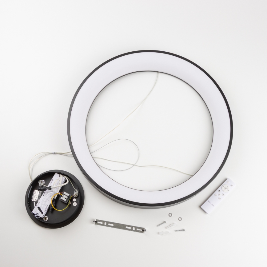 Brilagi - Lampadario LED dimmerabile a cavi FALCON II LED/99W/230V 3000-6500K Ø 60 cm nero + telecomando